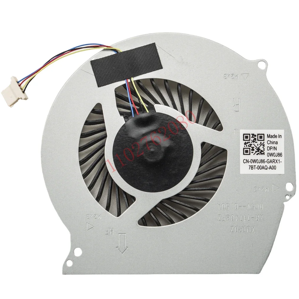 Ventilador de refrigeración para CPU + GPU de ordenador portátil, radiador para Dell Inspiron INS15 7566 7567 15 7000 0147DX 0NWW0W DC28000IMF0 DC28000IOF0 - imagen 4