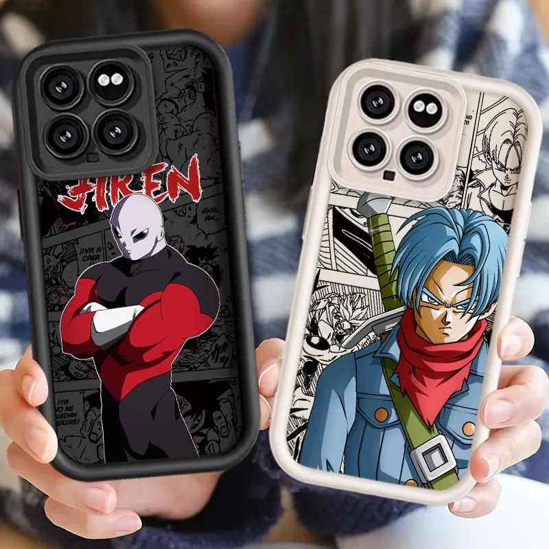 Funda divertida d-dragon Ball Cool Saiyan para Xiaomi Mi 17 15 14 13 12 14T 13T Pro Max Lite, funda de teléfono con escalera ocular