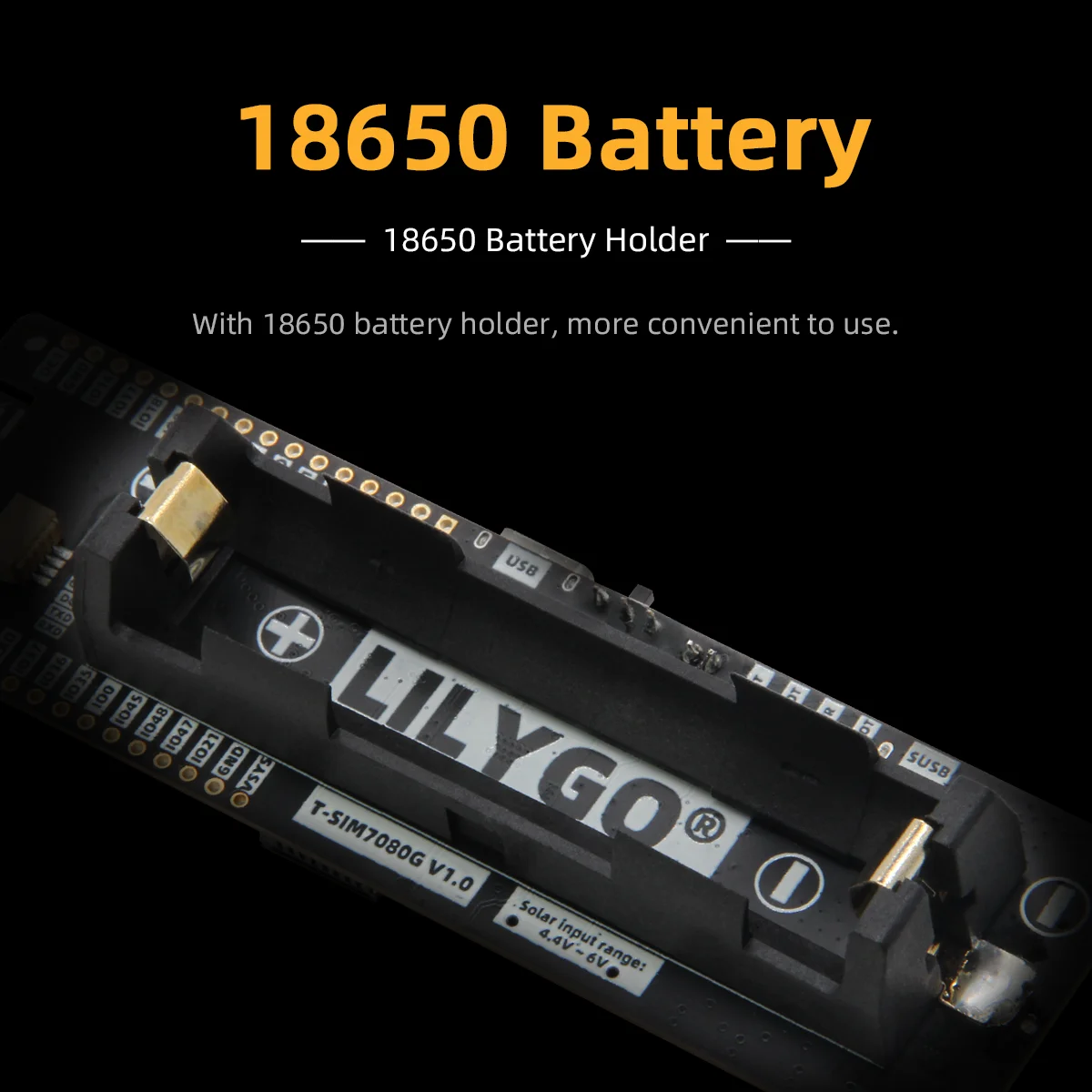 LILYGO® T-SIM7080-S3 Placa de desarrollo de cat-m nb-iot SIM7080G, módulo WIFI, Bluetooth con cámara GPS, soporte Solar para tarjeta SIM TF - imagen 4