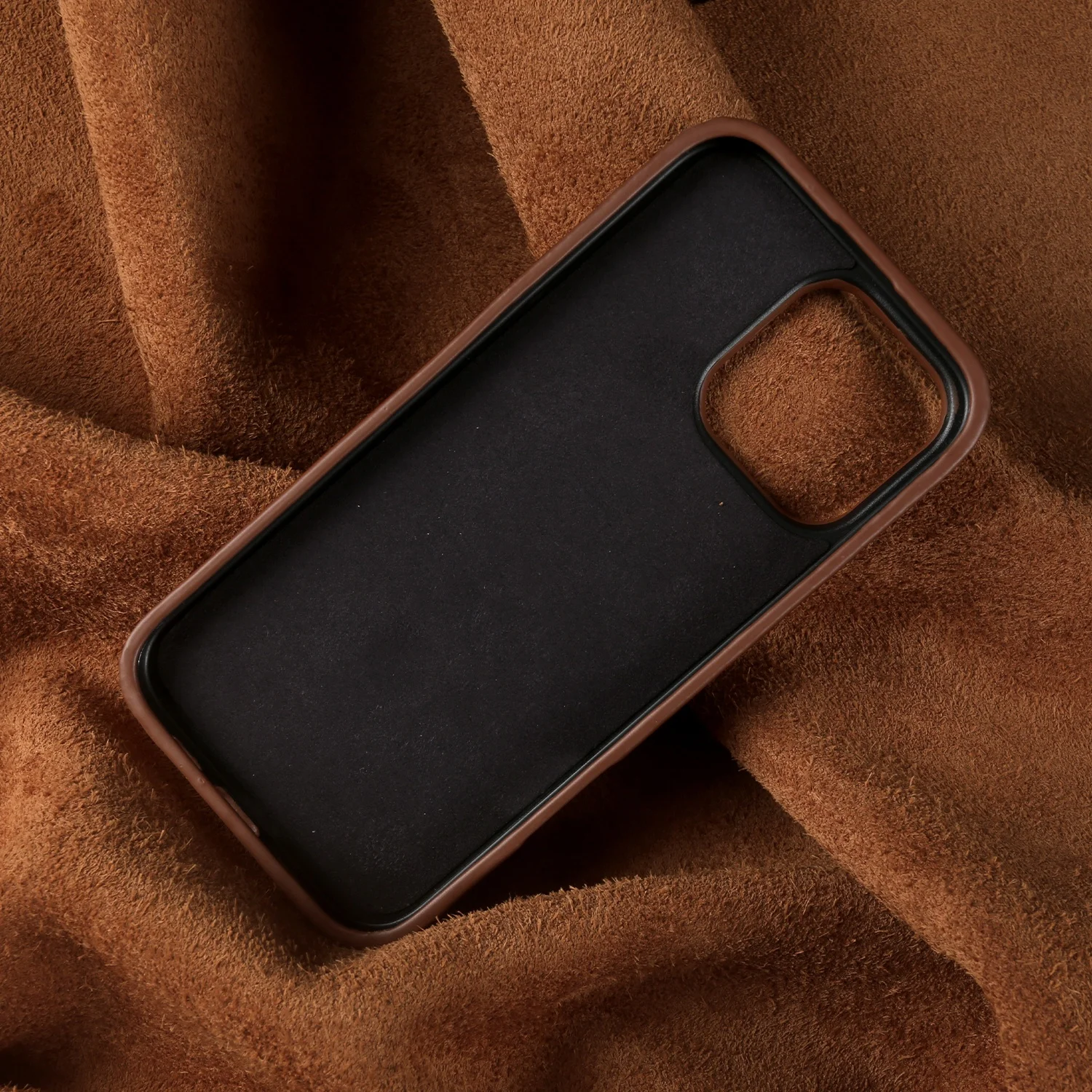 Funda de cuero genuino Vintage completamente envuelta para Iphone 16 Pro Max 15 14 13 12 11 funda de teléfono Magsafe magnética de cera de aceite de negocios - imagen 5