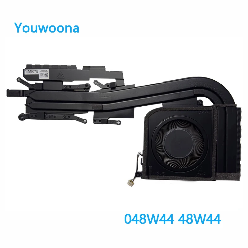 Nueva CPU ORIGINAL para ordenador portátil con ventilador de refrigeración del disipador de calor para Dell Latitude 5431 5421 048W44