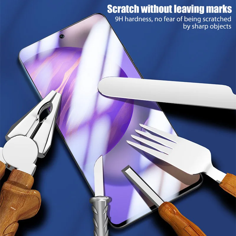 Protector de pantalla de vidrio templado para Samsung, A53, A14, A52, A12, A23, A13, A71, A50, A70, A30, A31, A32, A51, A72, A33, A73, 5G, 4 unidades - imagen 3