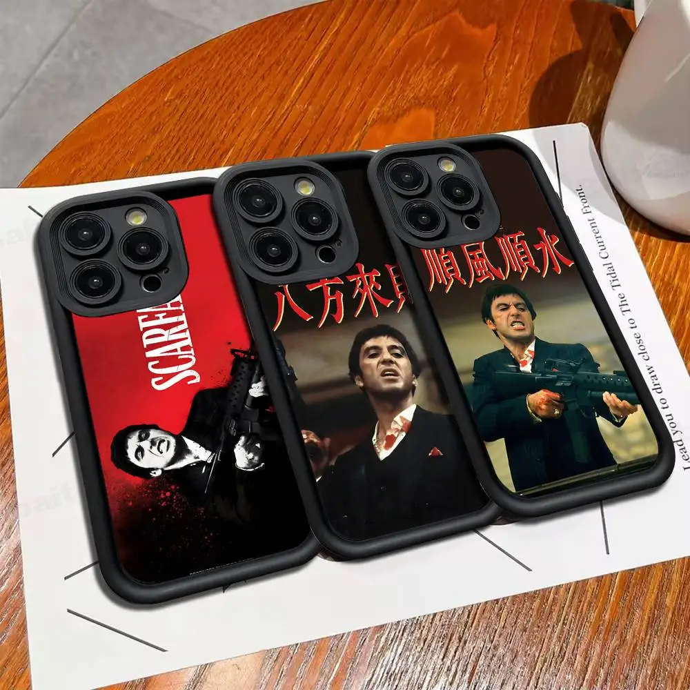 Funda de teléfono clásica con película S-Scarface, funda de silicona para iPhone 17 Air 17 16 15 14 13 Plus Pro Max, funda suave a prueba de golpes - imagen 4