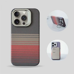 Funda MagSafe para iPhone 16/15/14/13 Pro Max de Fibra de Carbono