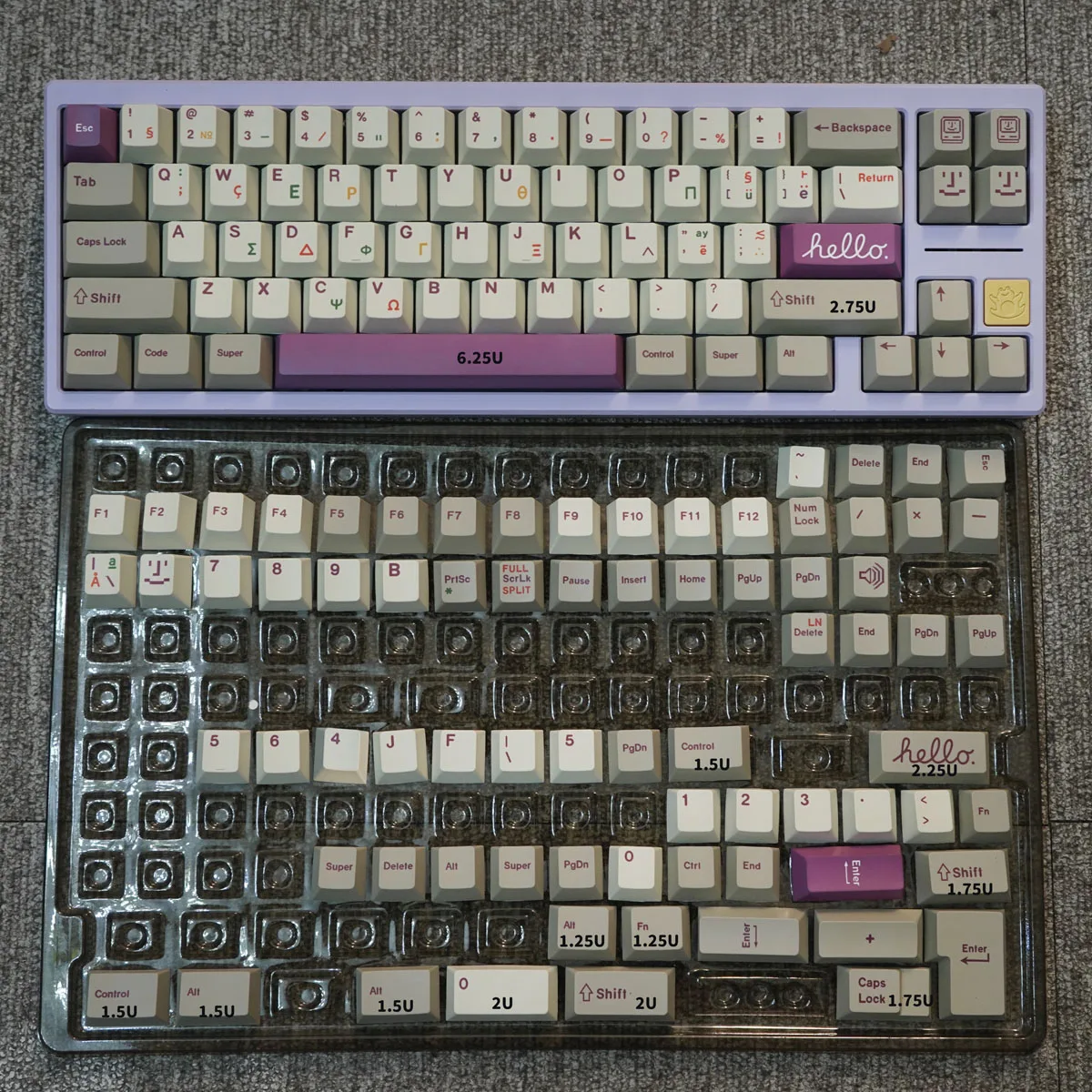 key caps only