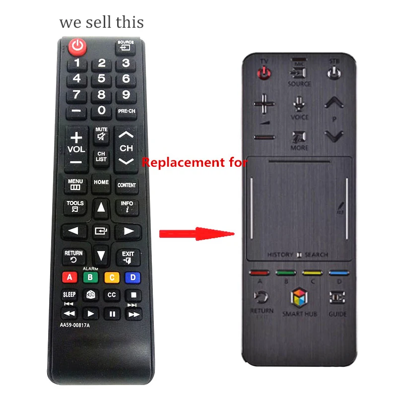 Mando a distancia AA59-00817A para Samsung 3d smart TV, UA55F8000J, UA46F6400AJ, control táctil Remoto, AA59-00782A, AA59-00767A