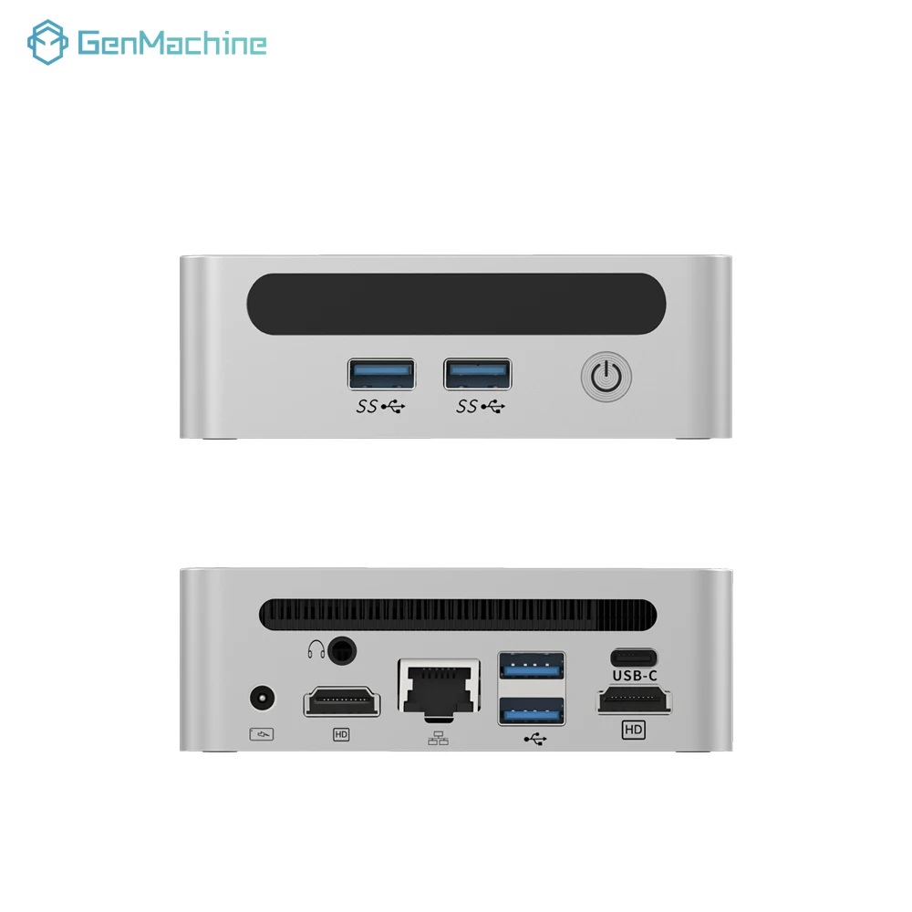 Genmachine Mini PC Windows 11 Intel 12.a generación Alder Lake N100 Mini PC 4 núcleos 4 hilos 3,4 GHz 6W DDR4 RAM WiFi 6 BT5.2 PC de escritorio - imagen 5