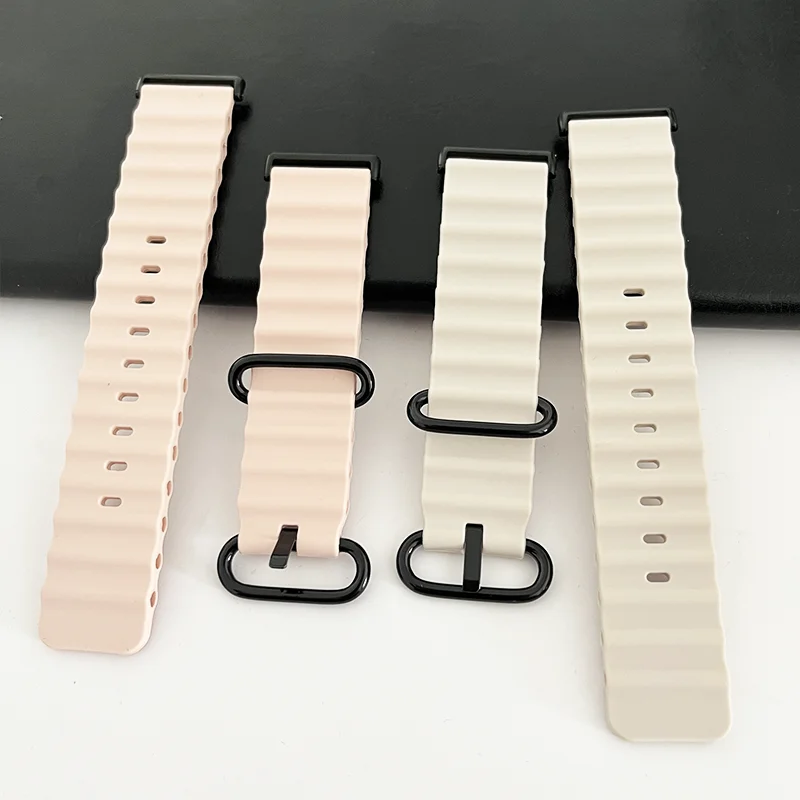 Correa de silicona Ocean para Huawei Watch Fit 3 4 Band Smartwatch Correa de repuesto pulsera Huawei Watch fit 3 4 Pro Accesorios