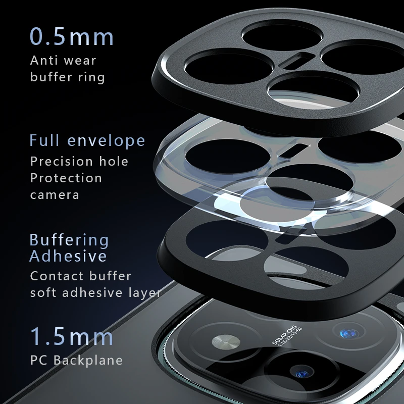 Para Redmi Note 14 Pro Plus funda Xiaomi Redmi Note 14 Pro Plus 5G Capas mate transparente para Fundas Redmi Note 14 Pro Plus - imagen 5