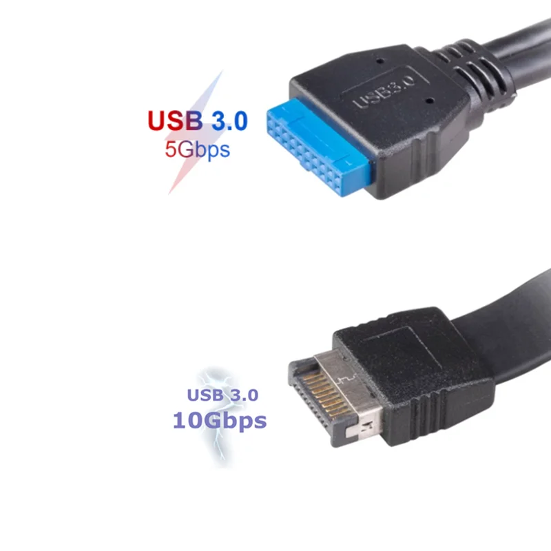 Tarjeta de expansión USB3.1 Gen2 de alta velocidad, tarjeta adaptadora Pcie a tipo C, Cable de conexión de ranura de media altura, chasis HTPC de escritorio - imagen 3