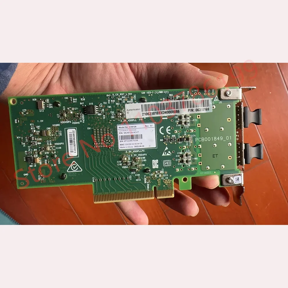 Tarjeta de red de fibra óptica de doble puerto 25g MCX512A-ACUT - imagen 4