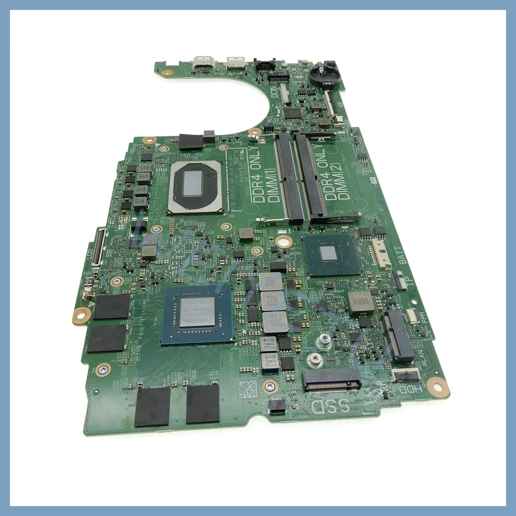Placa base para ordenador portátil 19795-1 para Dell G3 3500 G5 5500, placa base para portátil con i7-10750U CPU GTX1650-V4G GPU probada OK - imagen 5