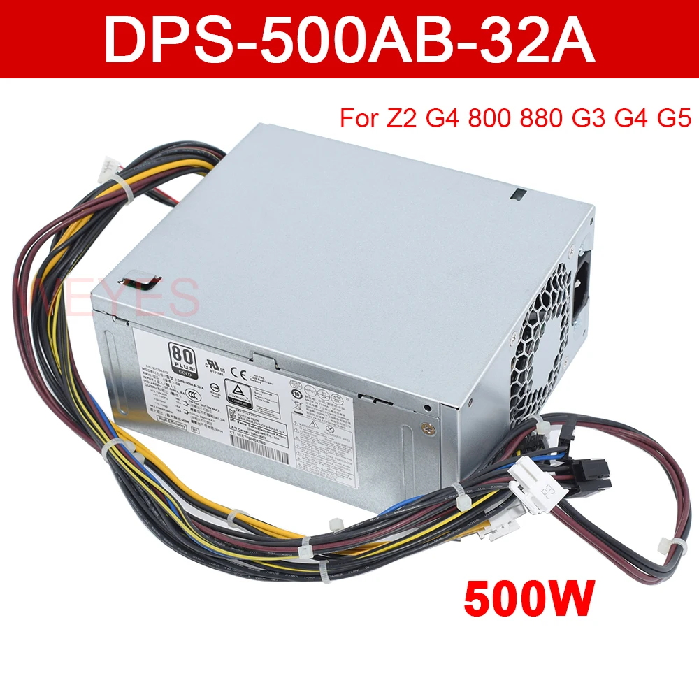 Fuente de alimentación de 500W, DPS-500AB-32A L07304-001, 901759-003 PA-4501-1 HA, para Z2 G4 800 880 G3 G4 G5 MT, estación de trabajo, nueva