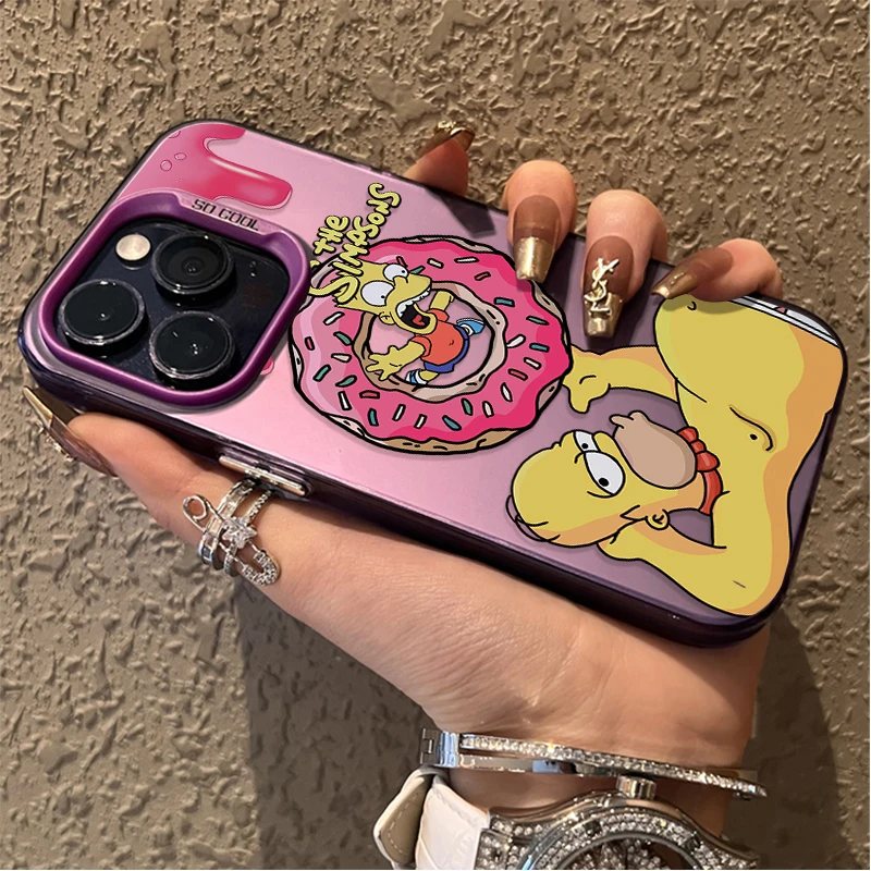 Funda Disney Funny Simpsons para Samsung Galaxy S23 S24 S25 S22 Ultra S21 Plus FE A56 A36 A26 5G A16 A06 4G Note 20 - imagen 3