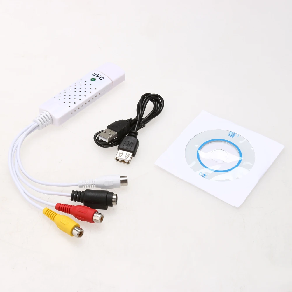 Convertidor de Audio y vídeo USB 2,0, dispositivo de captura, convertidor de Audio y vídeo USB para Windows 2000 XP Vista Win7 8 10 - imagen 2