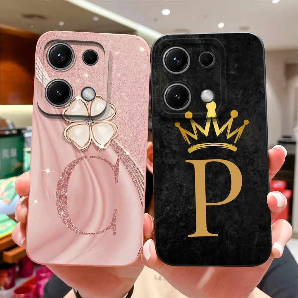 Funda de teléfono para Redmi Note 14S 4G, carcasa protectora antideslizante y anticaída estilo carta de lujo para Redmi Note14S 4G, Fundas Capa - imagen 2