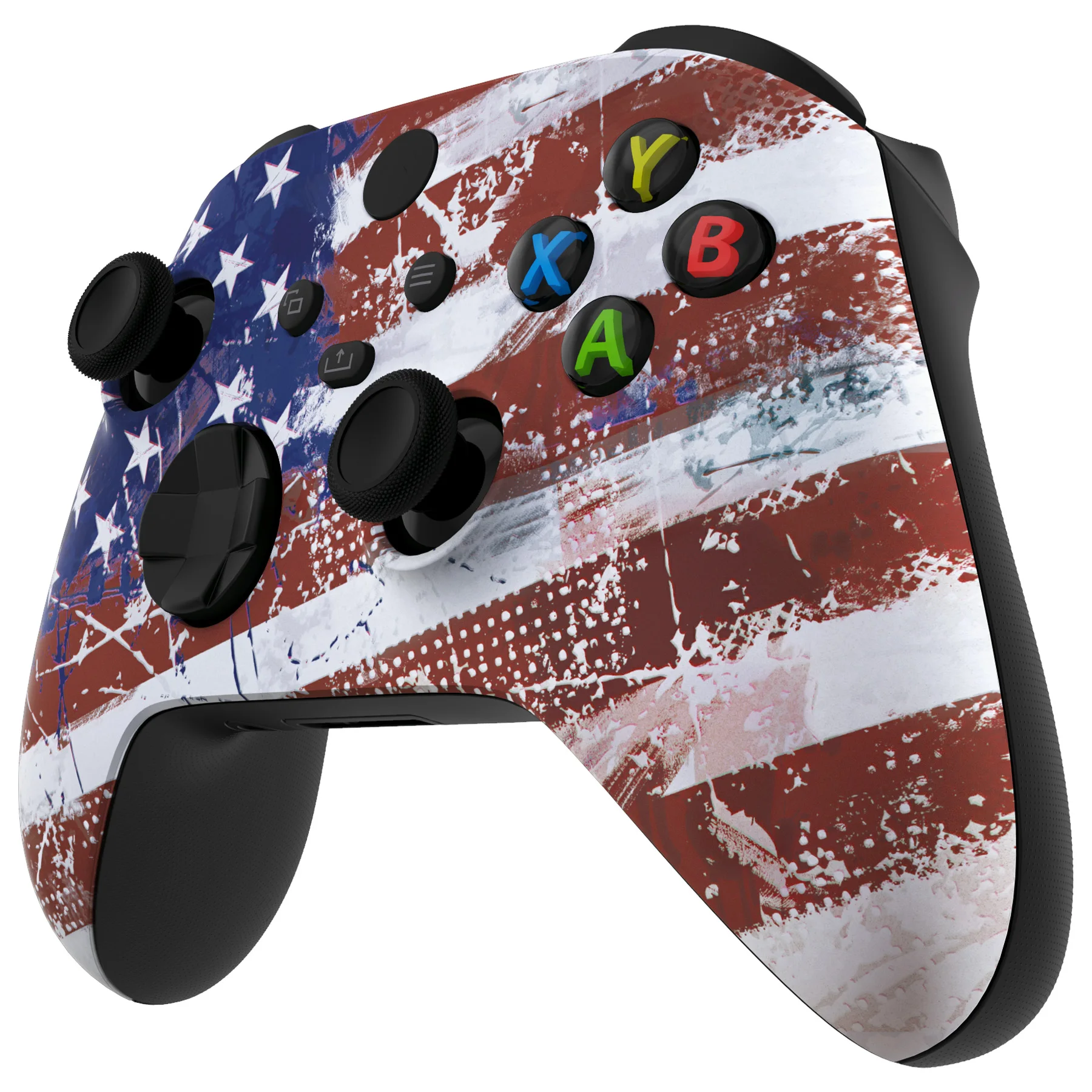 eXtremeRate Soft Touch Grip Carcasa frontal Placa frontal para controlador Xbox Series X/S (Xbox Core) - Serie Flag - imagen 5
