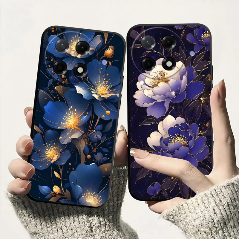 Para Tecno Camon 30S 30s Pro funda de silicona suave para Tecno Camon 20S Pro 5G contraportada a prueba de golpes TPU funda de teléfono Fundas de flores - imagen 5