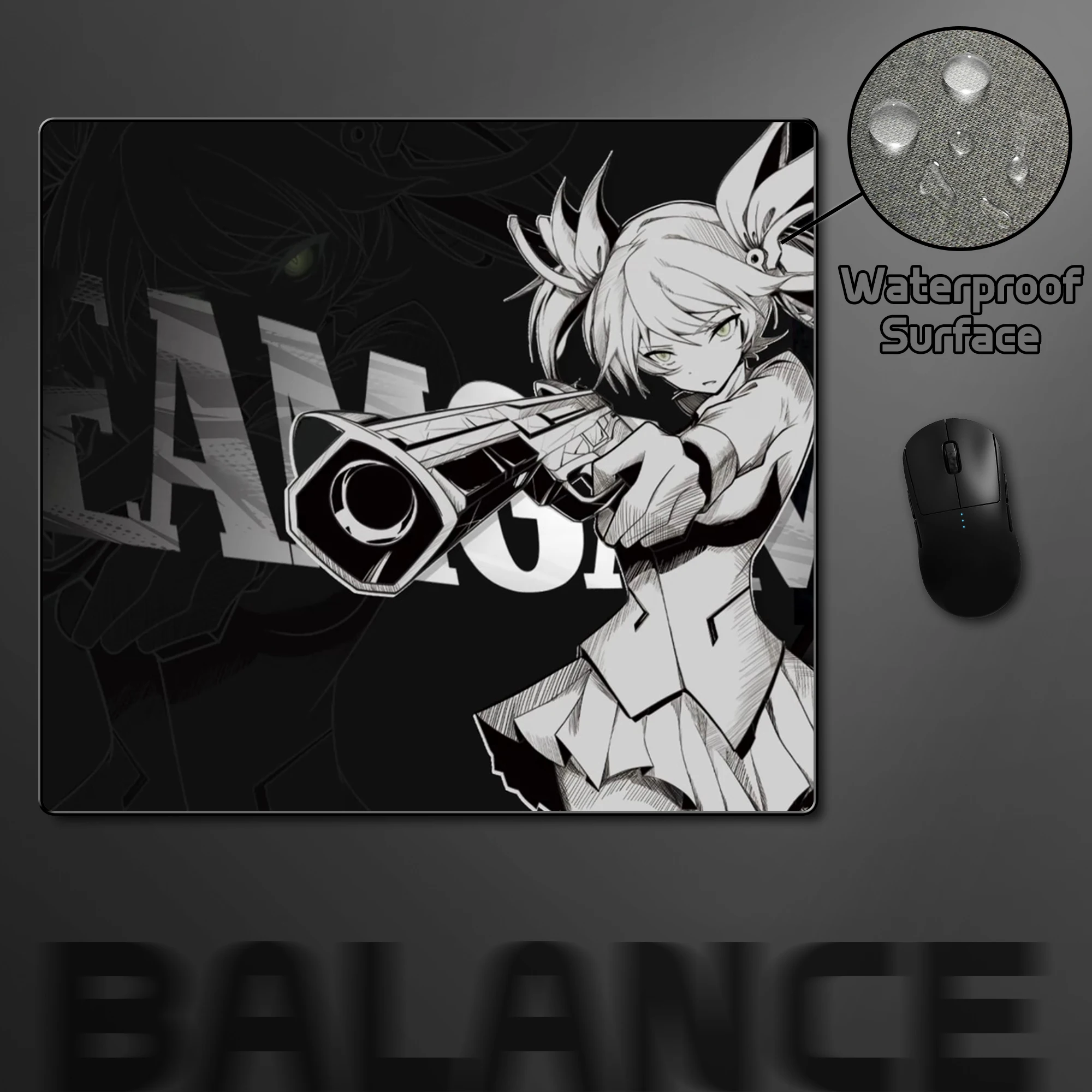 Alfombrilla de ratón para juegos FPS Professional Gamer e-sports, alfombrilla de ratón de goma Premium con estampado HD, alfombrilla de ratón para ordenador de equilibrio, alfombrilla de mesa grande XXL