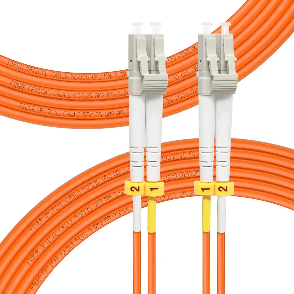 Cable de conexión de fibra LC-LC multimodo de 1000Mbps Cable de conexión de fibra UPC LC-ST MM puente de fibra óptica dúplex OM2 3m 10m 30m