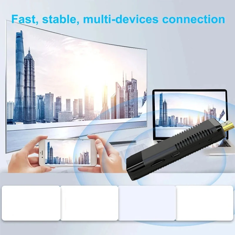 S96 tv stick Android 10,0 allwinner h313 2,4G/5G WIFi bluetooth control remoto por voz HDR10 4K H.265 2GB 16GB tv box netflix - imagen 4