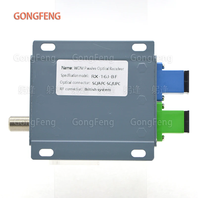 Nuevo receptor pasivo FTTH CATV WDM MINI redes de nudos ópticos equipo convertidor de medios de fibra óptica conector SC APC al por mayor - imagen 5