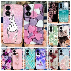 Motorola Moto G04s funda silicona a prueba de golpes con corazón