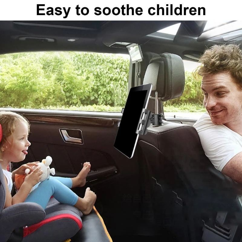 Soporte tableta portavoz teléfono celular R53C para soporte para reposacabezas SUV automóviles soporte para - imagen 3
