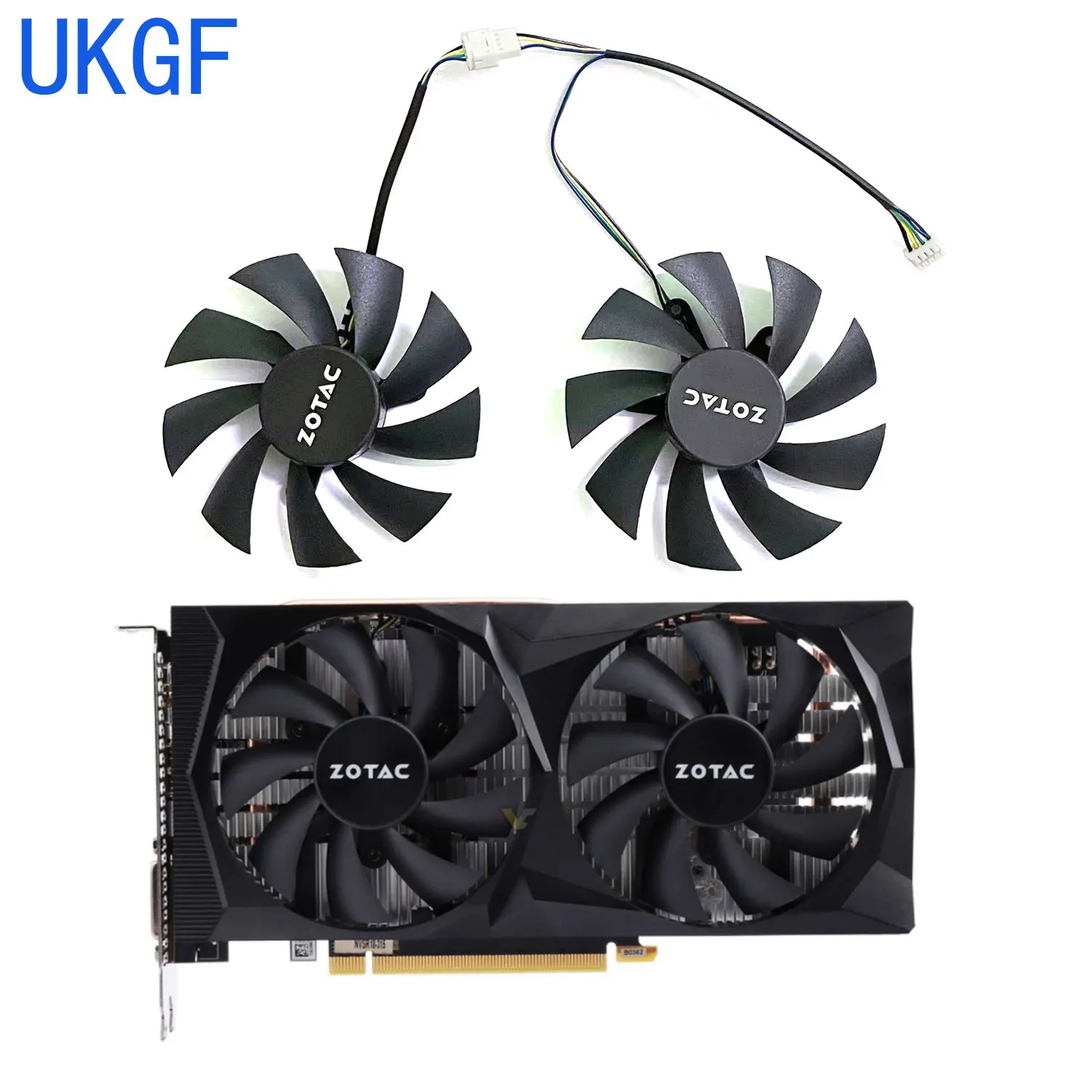Ventilador GPU GA92S2H RTX2060 de 87MM y 4 pines para tarjeta gráfica ZOTAC GeForce RTX2060 2060S GTX1660 1660ti Destroyer HA HB