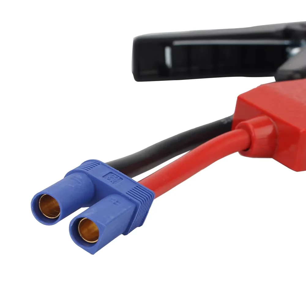 Abrazaderas de Cable de salto de batería de emergencia con conector de clavija EC5, dispositivo de arranque de 12V, Clip de cocodrilo para coches y camiones - imagen 2
