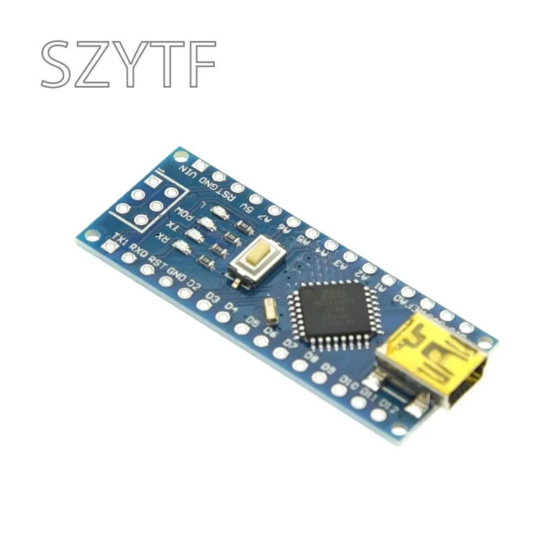 Nano Micro USB con gestor de arranque, controlador rojo Compatible con Nano V3 para Arduino CH340, controlador USB Nano v3.0, ATMEGA168P - imagen 3