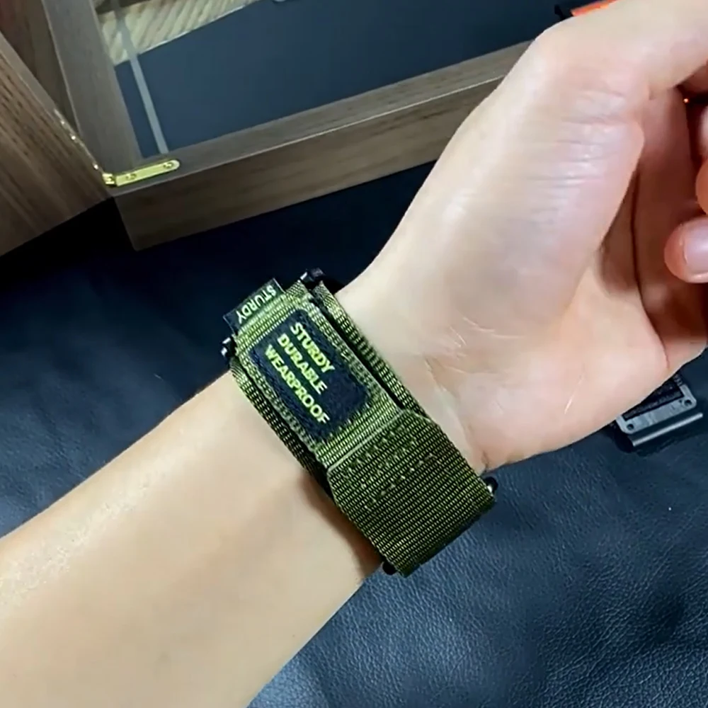 Para Garmin Fenix 8 Pro AMOLED 7X 7 6X 6 5X 5/Enduro 3/Epix correas de reloj de nailon de liberación rápida Forerunner 970/Tactix 8 pulsera - imagen 5