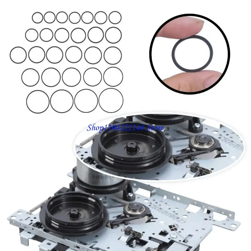 Cinturón P9FA 1pc para reproductores cassette y grabadoras video Tiradrones Bandas comunes Corturas reparación - imagen 2