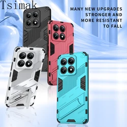 Funda Antigolpes Xiaomi 14T Pro y POCO C65 / X6 / F6 con Soporte