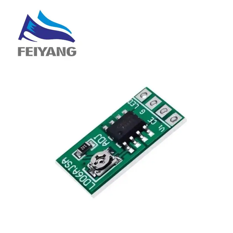 SAMIORE-ROBOT Controlador LED de corriente constante ajustable, 30-1500MA, DC 3,3 V, 3,7 V, 4,2 V, 5V PWM, placa de Control, módulo de potencia Buck, nuevo - imagen 5