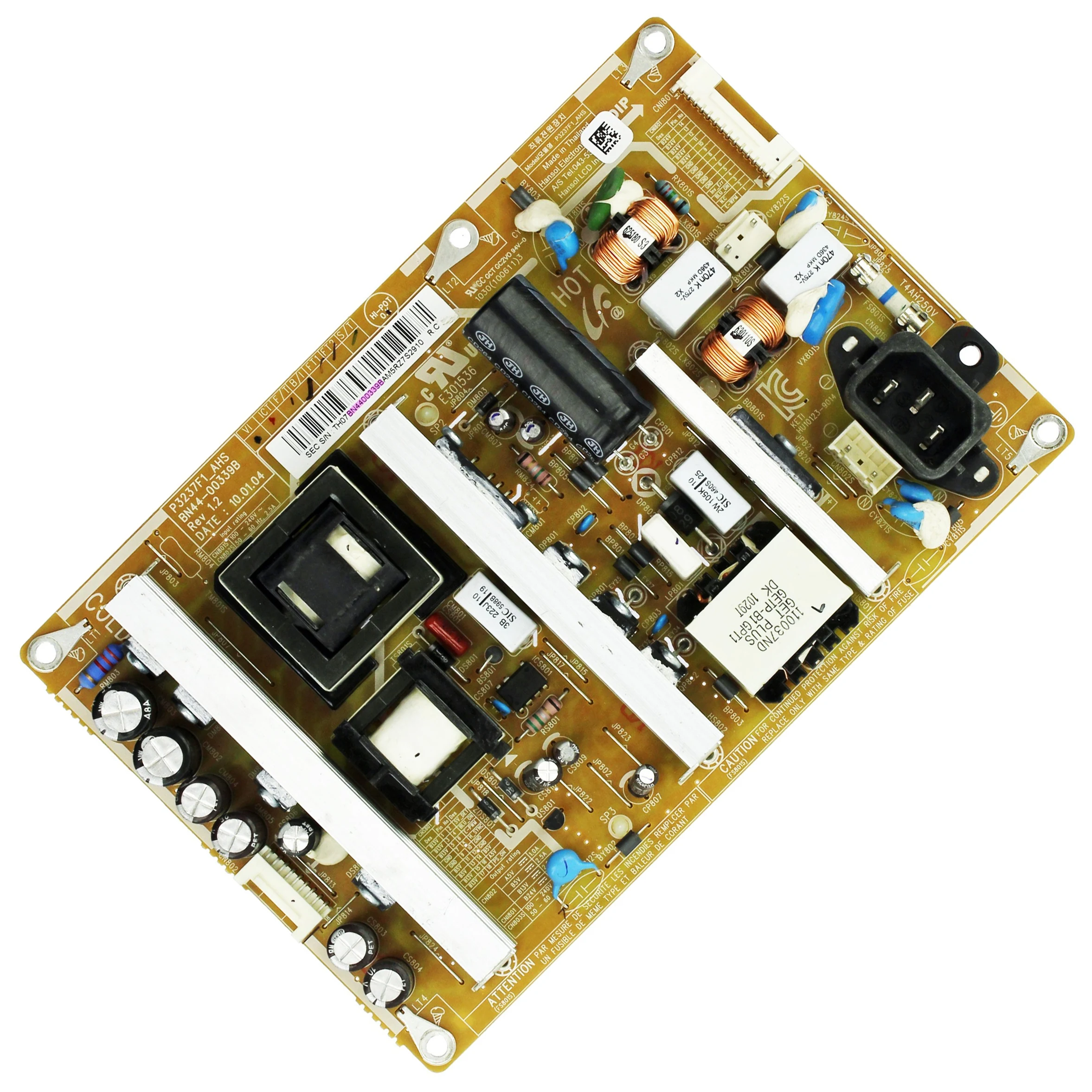 P3237F1_AHS P3237F1_ASM BN44-00339A BN44-00339B Alimentación compatible con LE37C530F1WXRU LE37C530F1WXZT LE37C550J1WXXU LE37C550J1WXXH TV