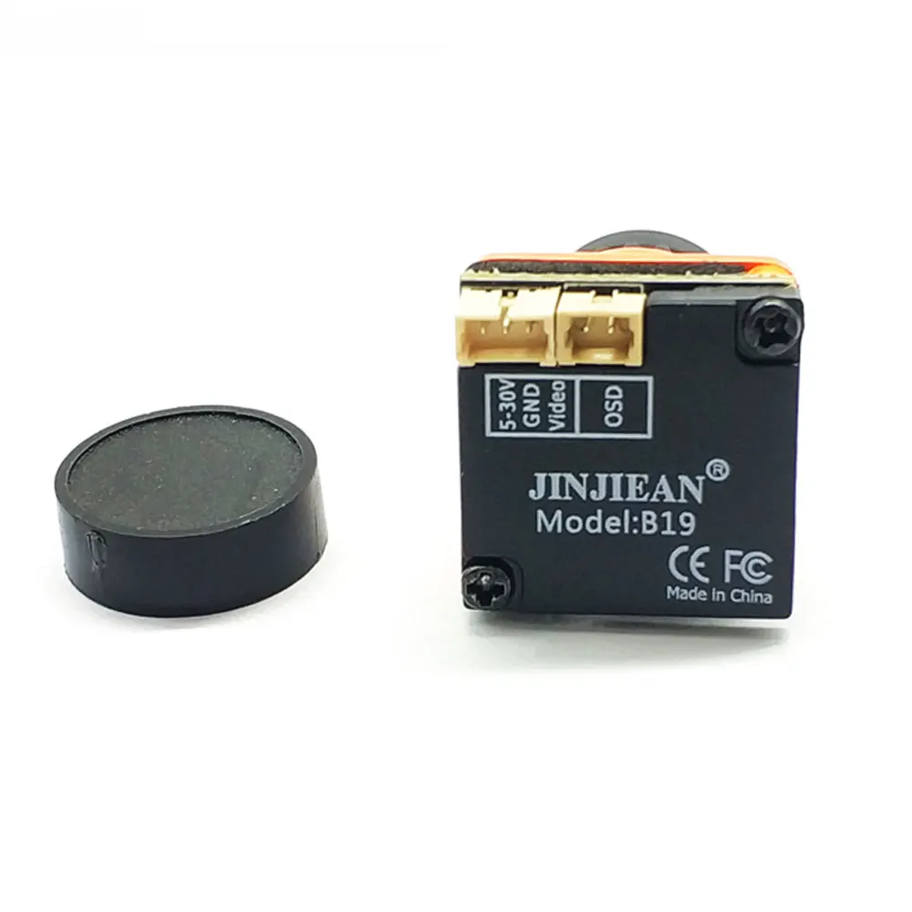 1/3 CMOS 1500TVL Mini cámara FPV lente de 2,1mm voltaje 5V-30V PAL/NTSC con OSD interno ajustable para Dron de carreras con visión en primera persona - imagen 5