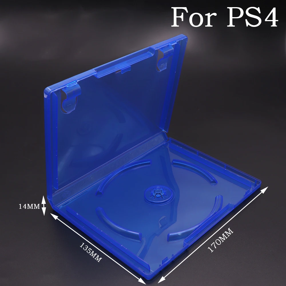 1 funda de repuesto para juego PS4 ps5, doble disco de repuesto, caja Blu-Ray de juego azul, 2 CD, azul claro - imagen 4