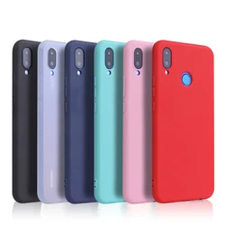 Funda Silicona Huawei Y6 2019 – Caramelo Mate Protectora