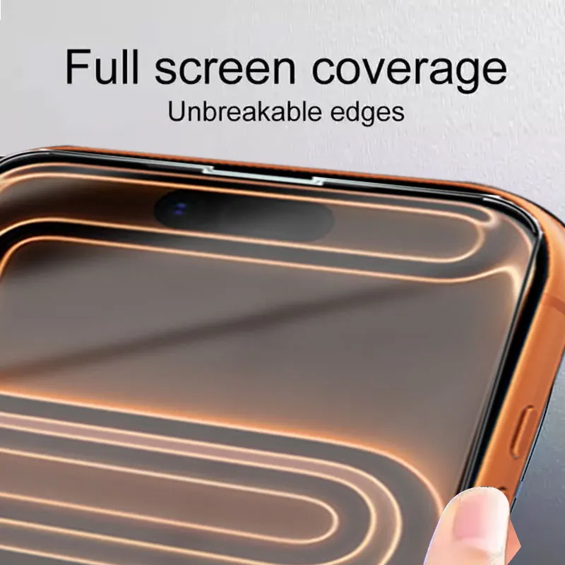 Para iPhone 17 Pro Max 9D vidrio templado para iPhone17 Air 15 14 13 12 11 16 Pro Max Plus cobertura completa Protector de pantalla de vidrio 9H - imagen 4