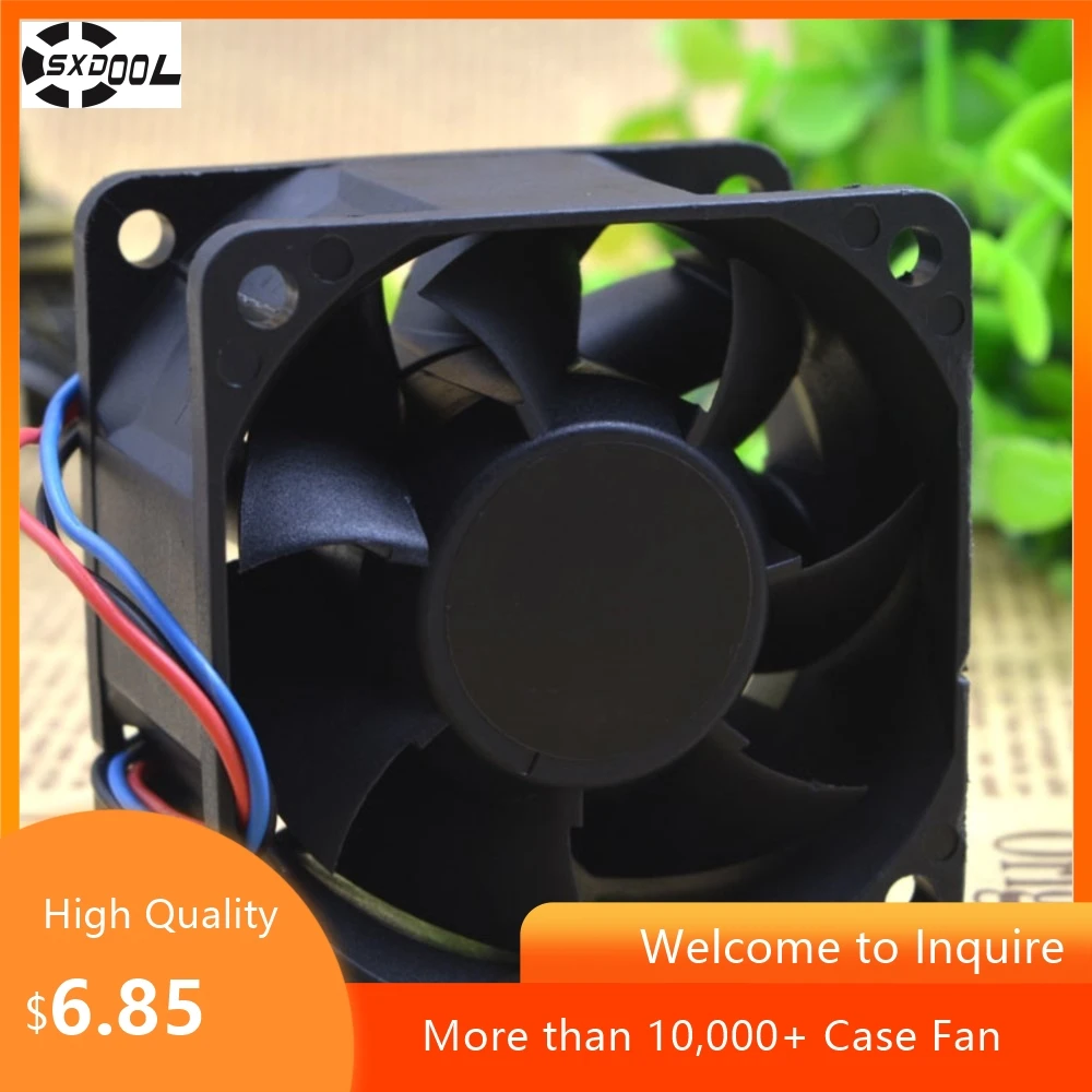 Ventilador de alta velocidad de 60 mm para Delta 6038 6 CM FFB0612HHE 12 V 0.34A Ventilador de enfriamiento con doble rodamiento de bolas para servidores y electrónica - imagen 5