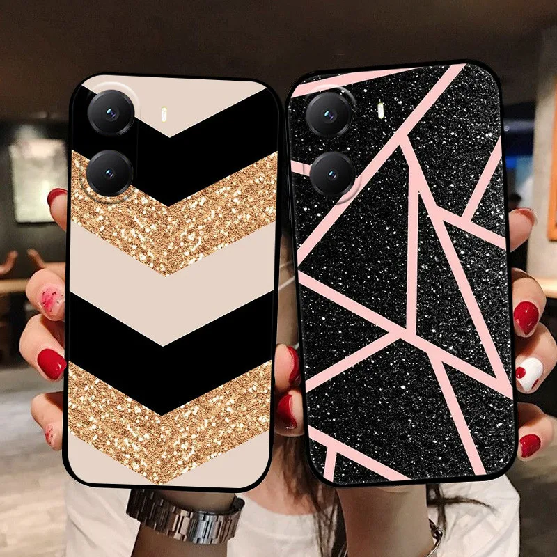 Carcasa para Xiaomi PocoX7 Poco X7Pro Funda lindo gato de lujo Funda de teléfono suave de moda para Xiaomi Poco X7 Pro contraportada Funda etui - imagen 4