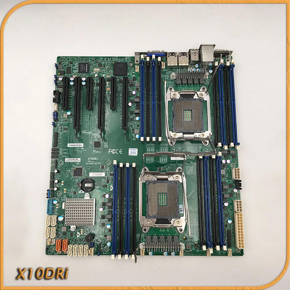 Placa base de E-ATX de servidor bidireccional X10DRi LGA 2011 compatible con C612 Xeon E5-2600 v3/v4 familia DDR4 - imagen 3