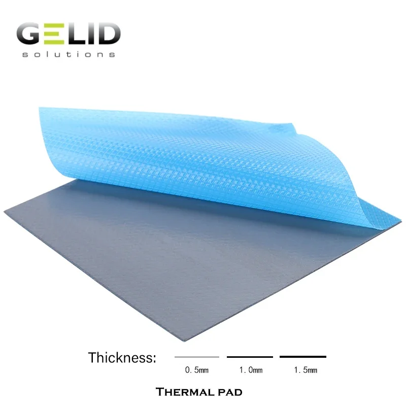 Almohadilla térmica de silicona de disipación de GELID 12 W/mk para PC de escritorio/GPU/RAM/SSD/ordenador portátil refrigeración 120x120mm 0,5/1,0/1,5mm - imagen 3