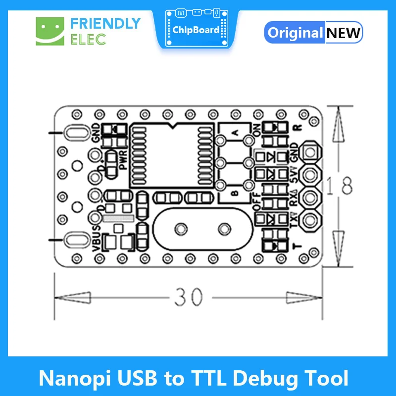 Herramienta de depuración para cable serie Nanopi USB a TTL - imagen 5