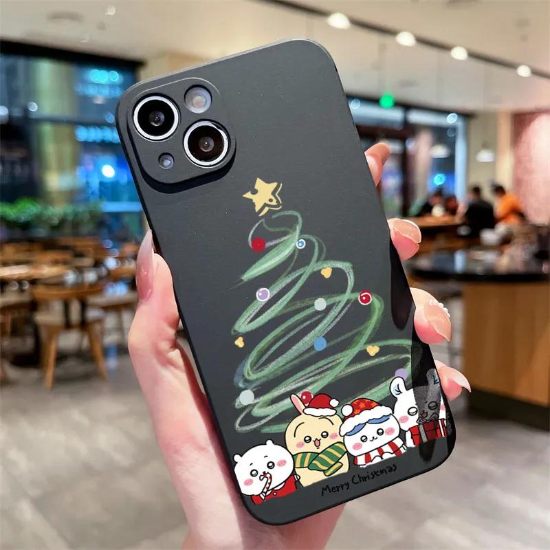 Funda de teléfono con estampado de árbol de Navidad para Xiaomi Redmi 14C 13C 12C Redmi Note 14 Pro Plus 5G 13 12S 12 11 10 funda suave de TPU a prueba de golpes