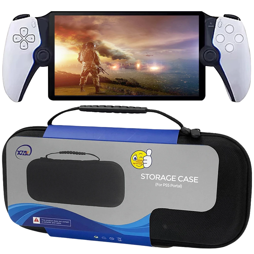 Bolsa de transporte rígida EVA para consola de juegos PS5, bolsa de almacenamiento de consola de juegos portátil a prueba de golpes, accesorios de Portal - imagen 2