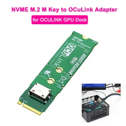 Adaptador OCuLink NVMe M.2 M-Key a GPU externa para Dock Mini PC