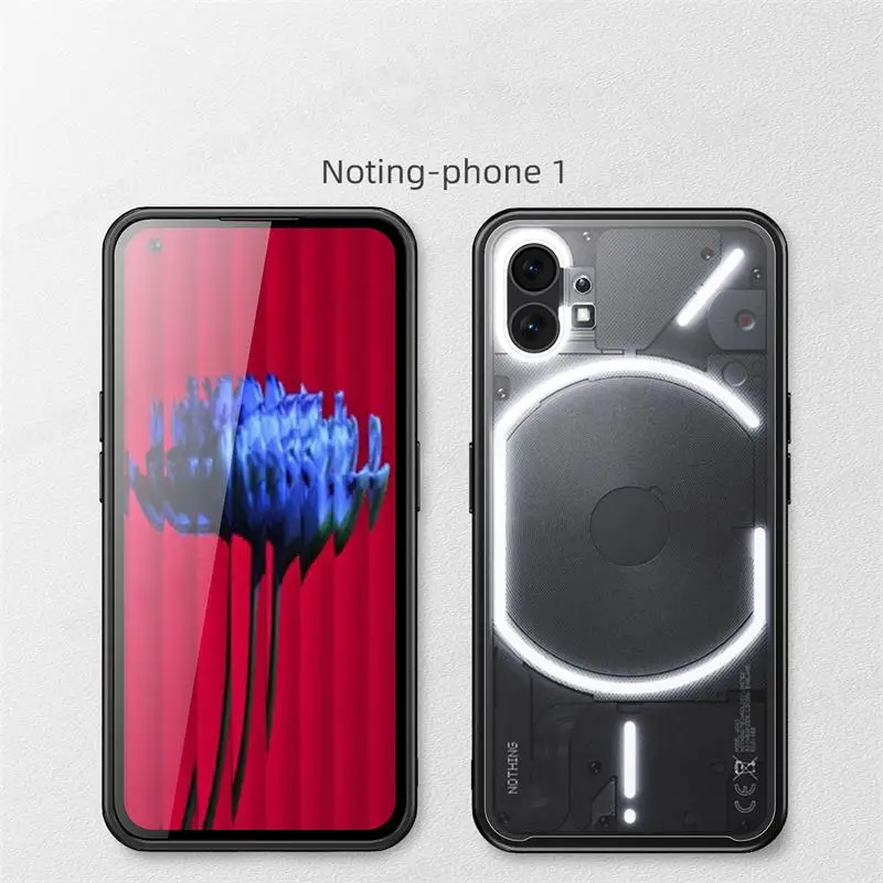 For Nothing Phone (1) Funda protectora a prueba de golpes con armadura de cuatro esquinas para Nothing Phone 1 One 2A Plus, funda protectora mate para PC dura - imagen 3