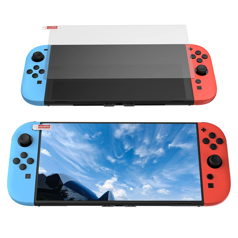 2 uds película de vidrio templado película protectora de vidrio templado antiarañazos Ultra transparente para Nintendo para Switch 2 accesorios de juego - imagen 4